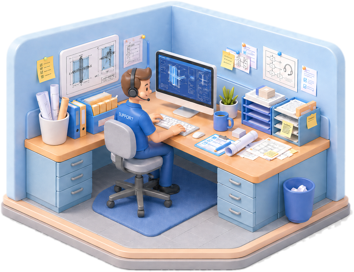 OptiGlazer dedicated quote and order-entry support